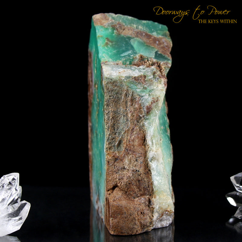 Chrysoprase Crystal Altar Stone