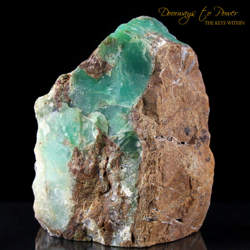 Chrysoprase Crystal Altar Stone