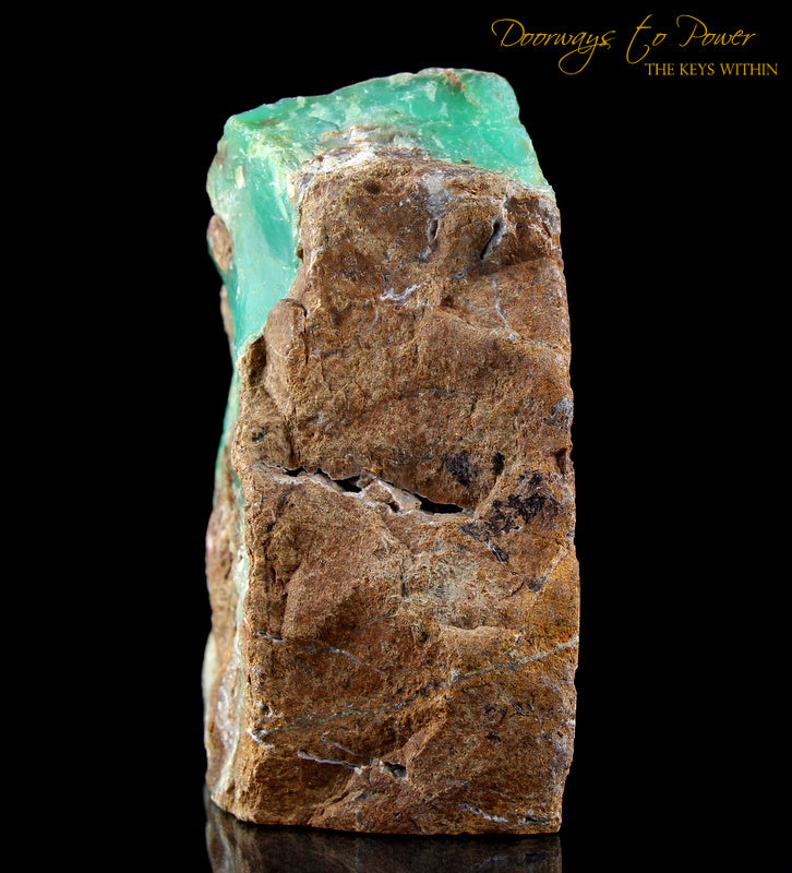 Chrysoprase Crystal Altar Stone