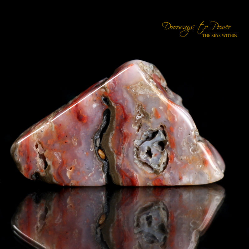 Cinnazez Azeztulite Crystal Tumbled & Polished