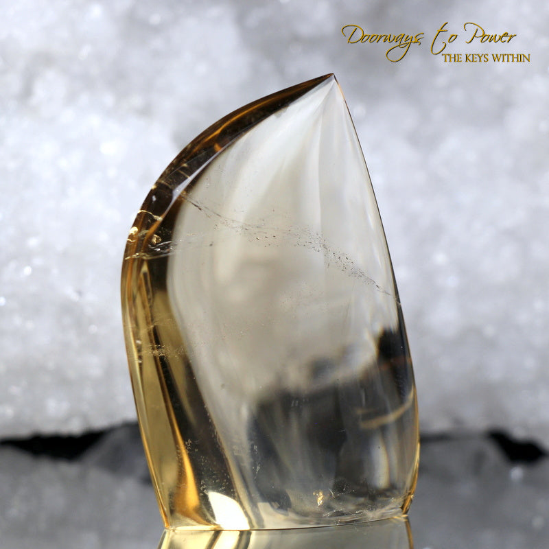 Citrine Crystal Sculpture 'Oracle'