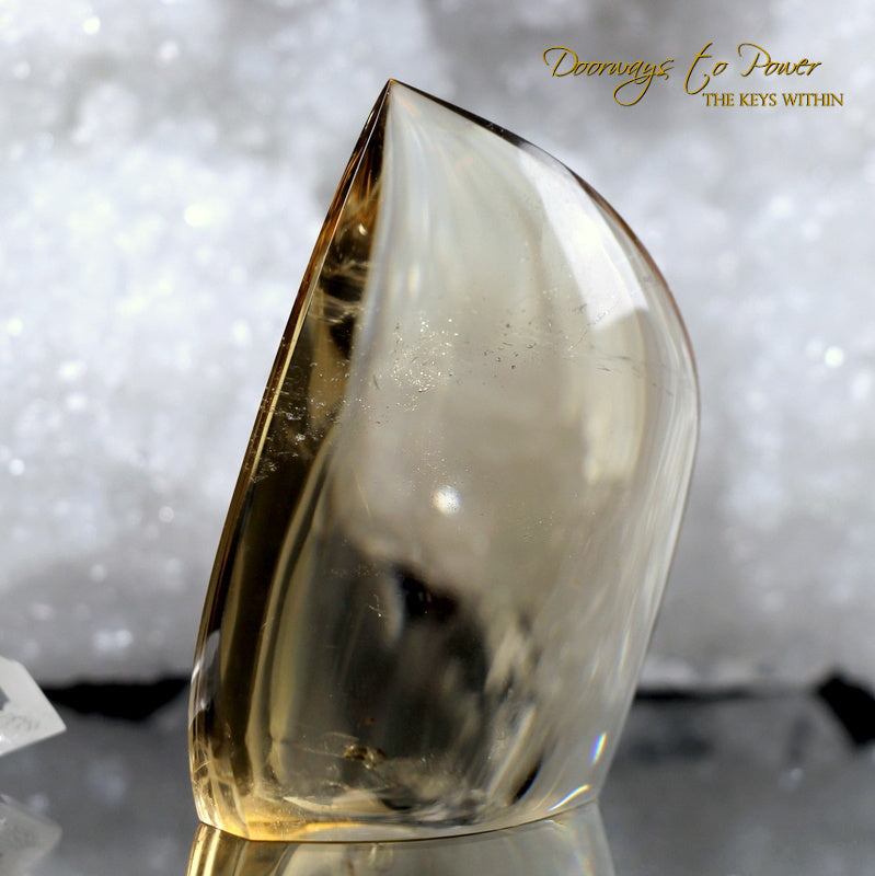 Citrine Crystal Sculpture 'Oracle'