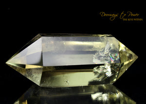 Citrine Double Terminated Manifestation Quartz Crystal