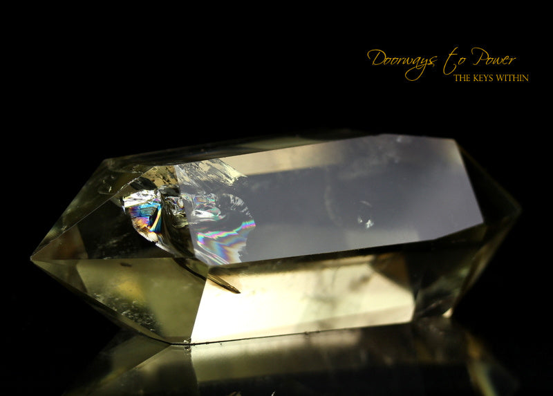 Citrine Double Terminated Manifestation Quartz Crystal