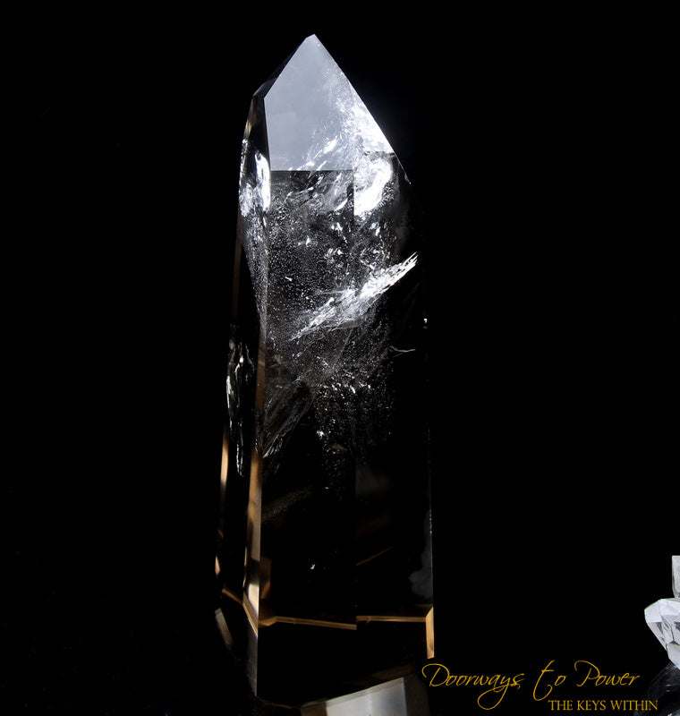 Citrine Temple Heart Dow Master Quartz Crystal Point