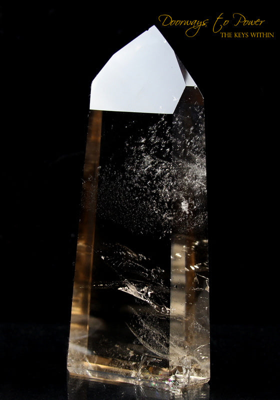 Citrine Temple Heart Dow Quartz Crystal Point 