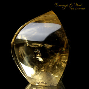 Citrine Quartz Crystal Sculpture 'The Oracle'