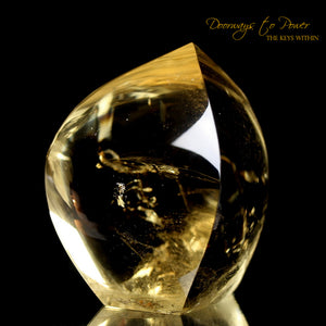 Citrine Quartz Crystal Sculpture 'The Oracle'