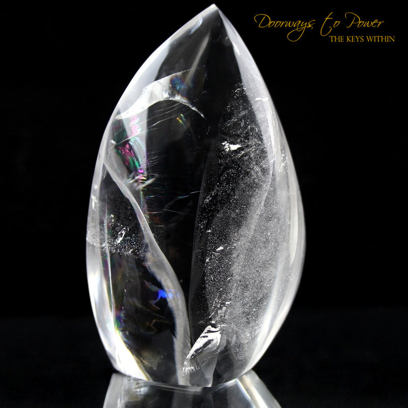 Clear Quartz Crystal Sculpture 'Oracle' 