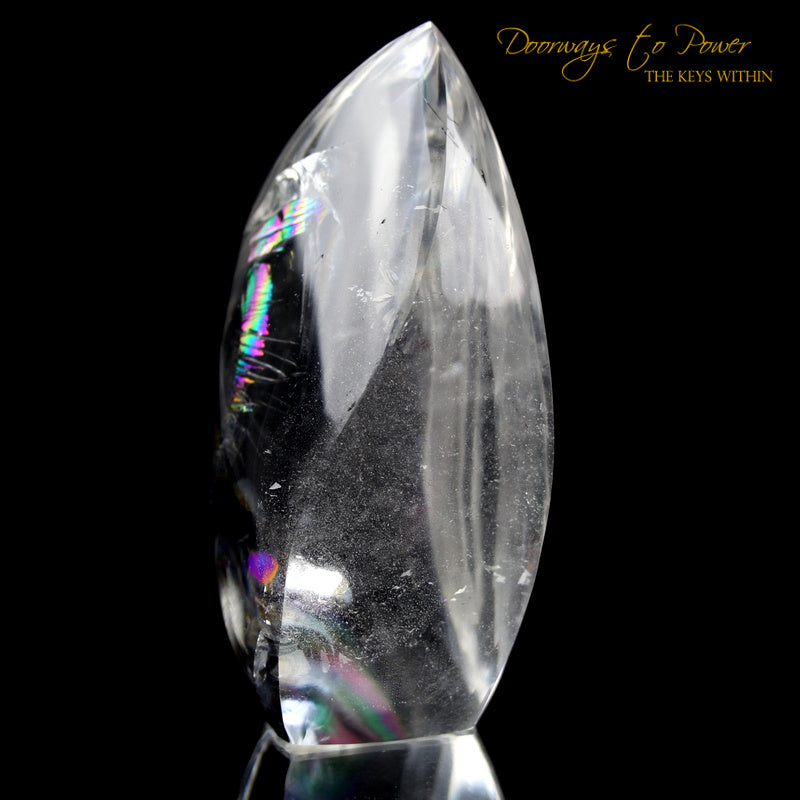 Clear Quartz Crystal Sculpture 'Oracle' 