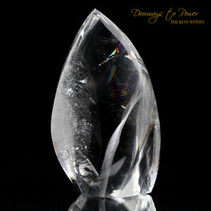 Clear Quartz Crystal Sculpture 'Oracle' 