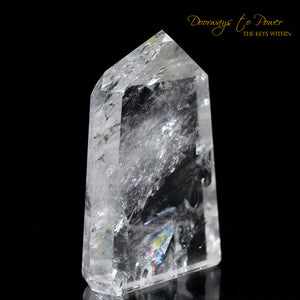 Pure Clear Quartz Point & Devic Temple Master Crystal