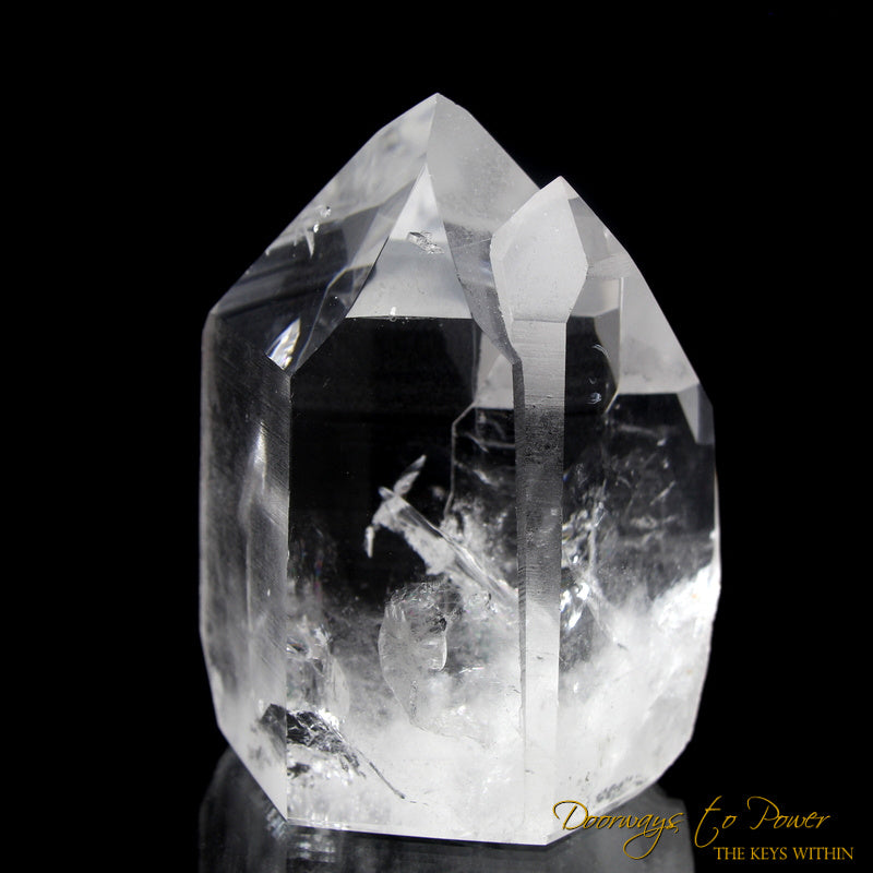 Clear Quartz Point Tantric Twin Crystal
