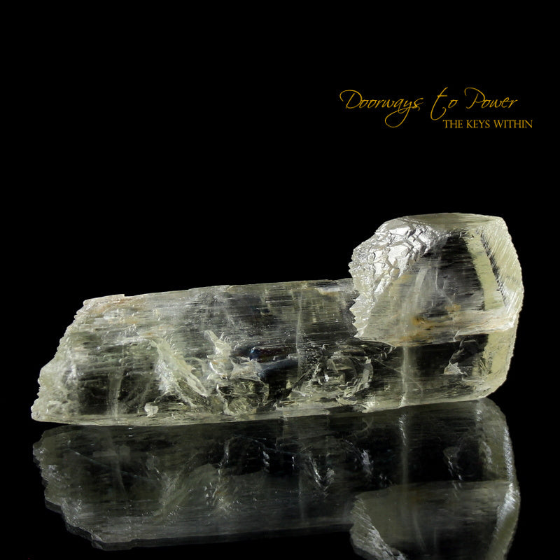 Clear White Kunzite Light Language Key Crystal