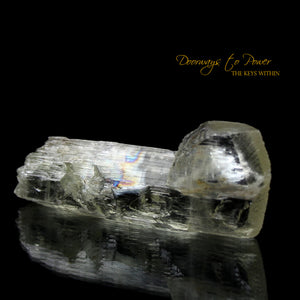 Clear White Kunzite Light Language Key Crystal