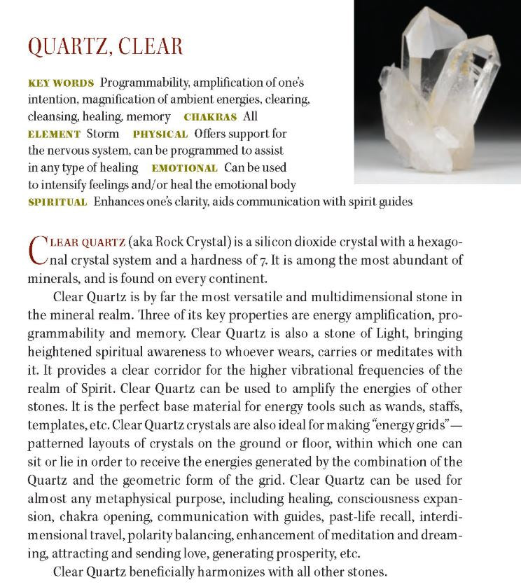 Clear Quartz Crystal Properties