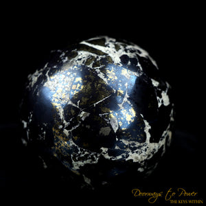 Covellite Crystal Sphere