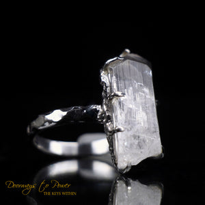 Danburite Crystal Ring
