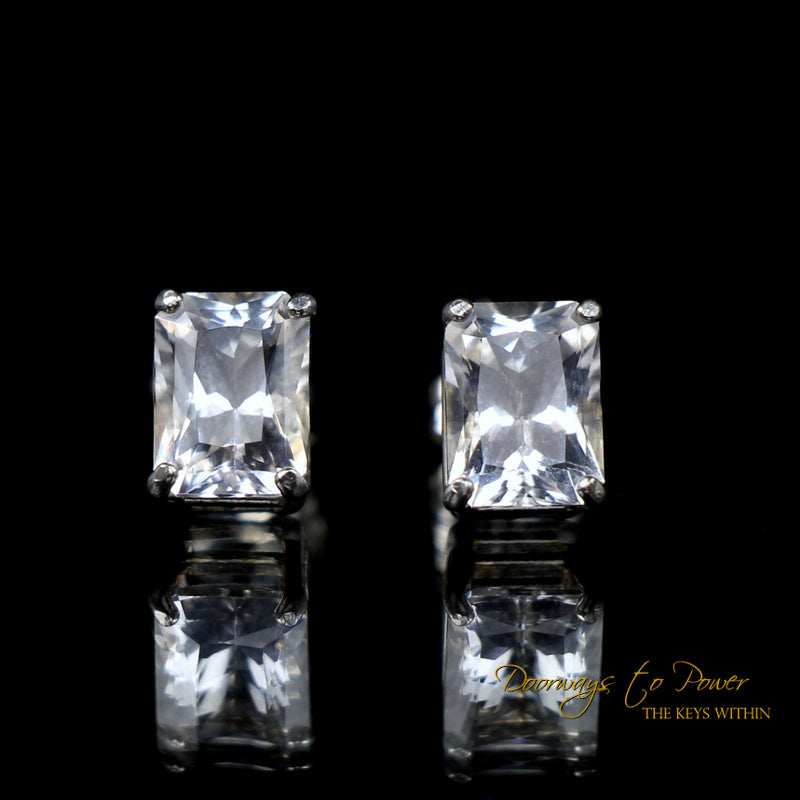 Danburite Synergy 12 Stone Earrings 