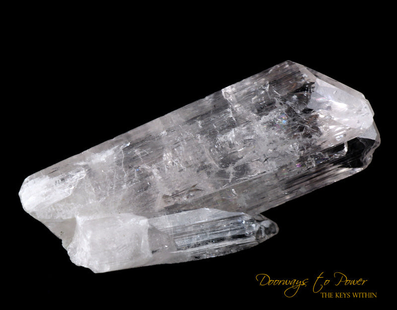 Danburite Tantric Twin Flame Quartz Crystal