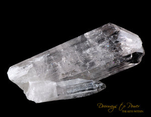 Danburite Tantric Twin Flame Quartz Crystal