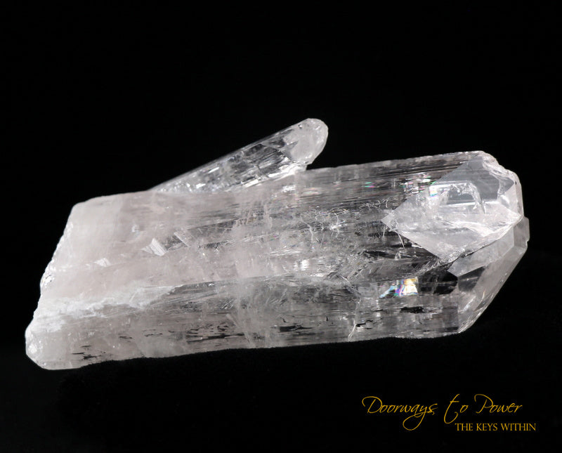 Danburite Tantric Twin Flame Quartz Crystal