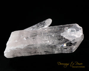Danburite Tantric Twin Flame Quartz Crystal