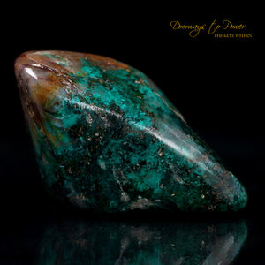 Dioptase Crystal Tumbled & Polished