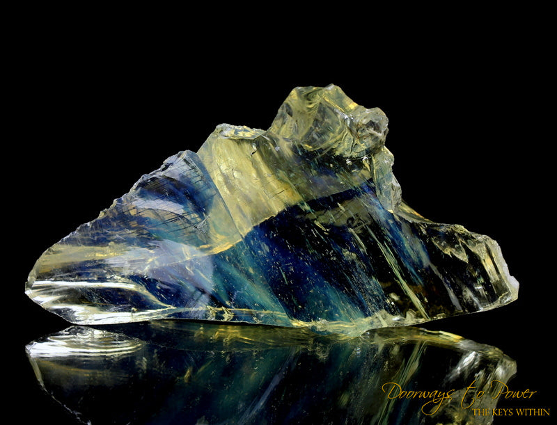 Dynamic Heliodor Aura Opal Bi Color Andara Crystal 'DIVINE'