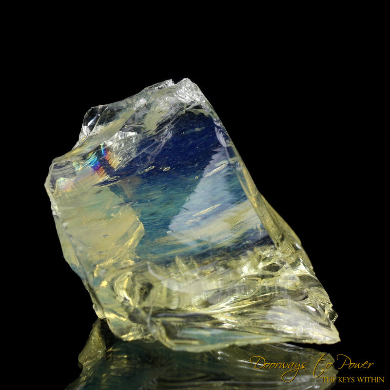 Dynamic Heliodor Aura Opal Bi Color Andara Crystal 'DIVINE'