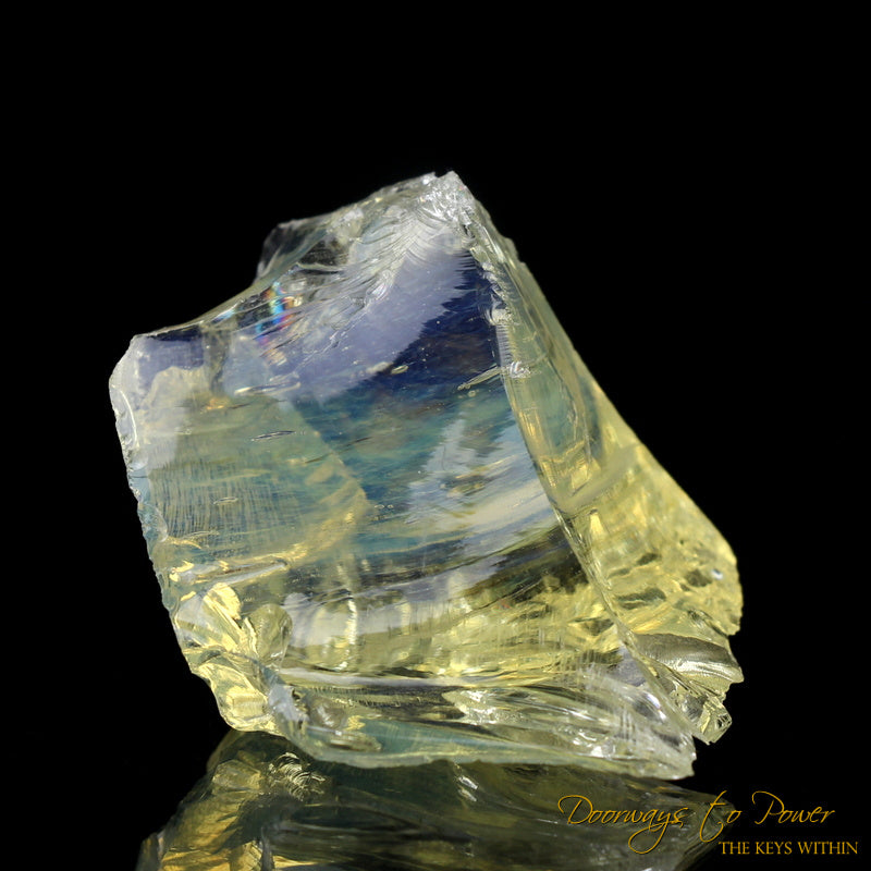 Dynamic Heliodor Aura Opal Bi Color Andara Crystal 'DIVINE'