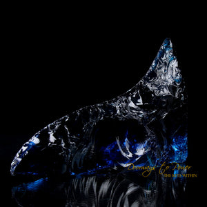 Electric Blue Atlantean Andara Crystal 'Pleiadian Emissaries of Light' Lady Nellie Monatomic Andara Crystals Mt Shasta California