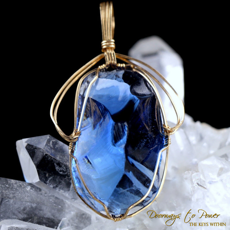 Lady Nellie Andara Crystal pendant Mt Shasta California