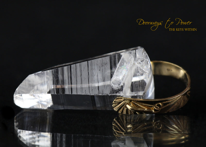 Era of Light Lemurian Light Language Pendant 14k