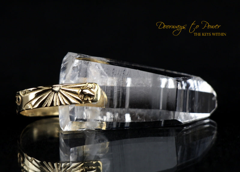 Era of Light Lemurian Light Language Pendant 14k