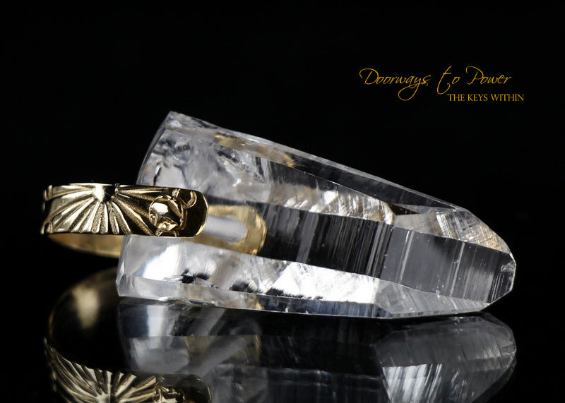 Era of Light Lemurian Light Language Pendant 14k