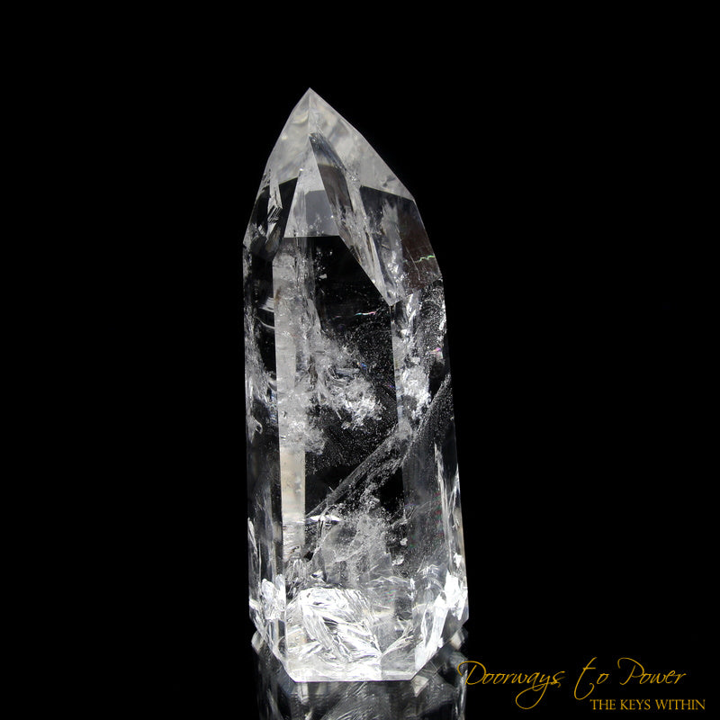 Exquisite Pure Clear Quartz Temple Heart Dow Master Crystal