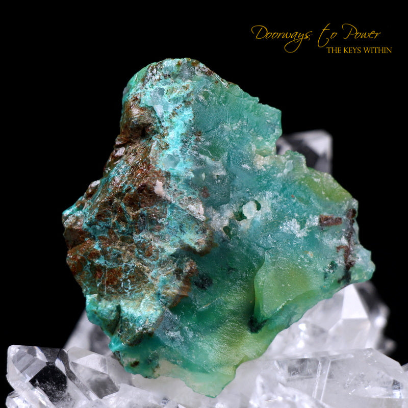Gem Silica Dragon Crystal Carving