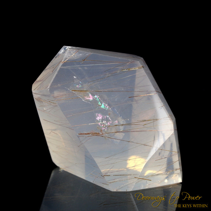 Girasol Golden Rutilated Quartz Crystal 'Lighted Spirit'