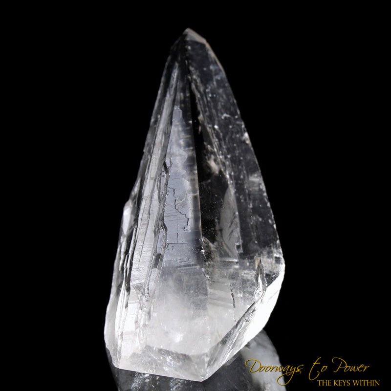 Golden Lemurian Crystal 'Light Language Royalty' 9D Energy Gateway