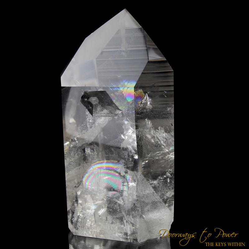 Golden Lemurian Temple Heart Dow Crystal 'Light Language Royalty' 9D Energy Gateway