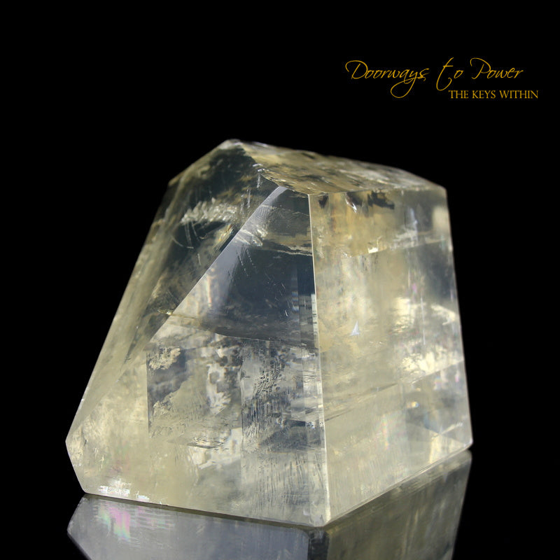 Golden Optical Calcite Crystal 'Multi Dimensional Awareness' 
