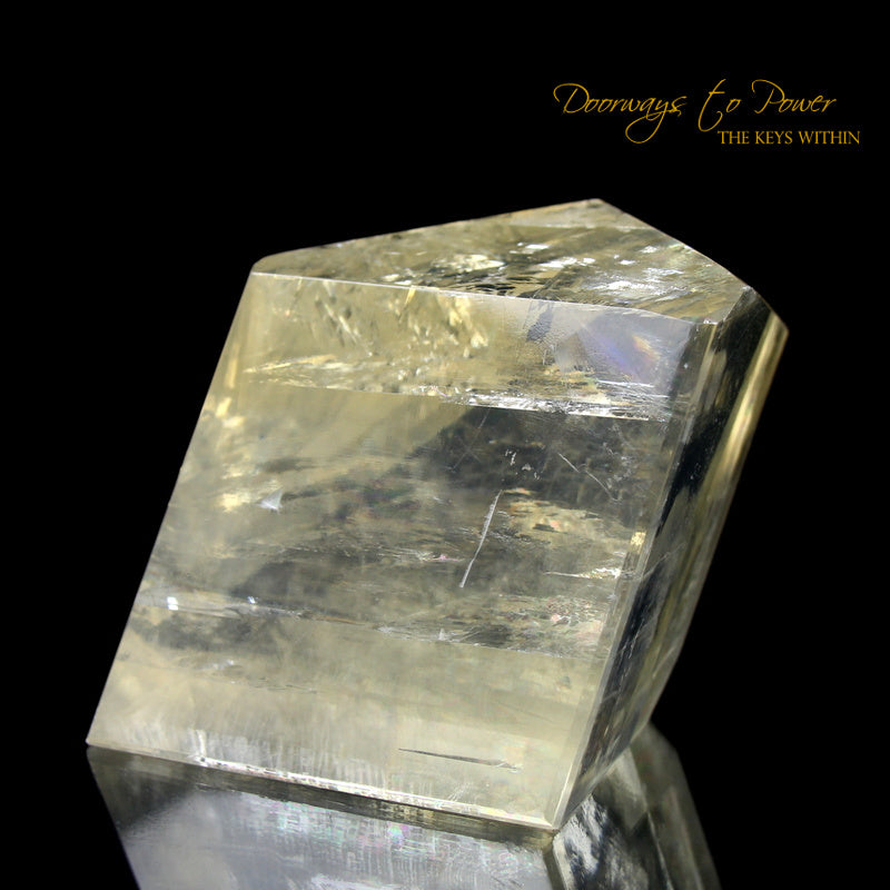 Golden Optical Calcite Crystal 'Multi Dimensional Awareness' 