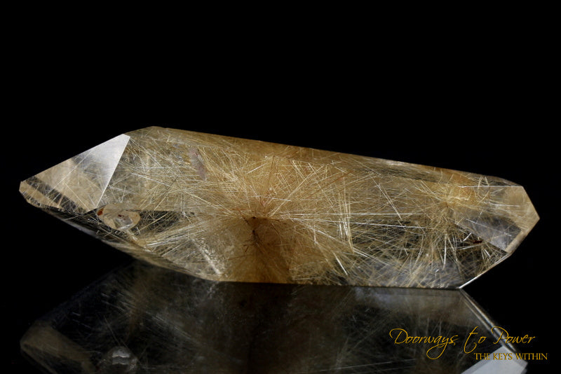 Golden Rutilated DT Crystal Wand