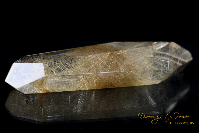 Golden Rutilated DT Crystal Wand
