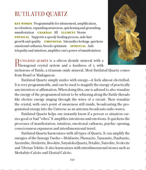 Golden Rutilated Quartz Crystal Properties