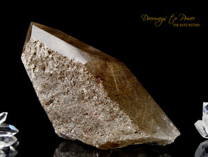 Golden Rutilated Quartz Manifestation Quartz Isis Crystal 'The Illuminator'