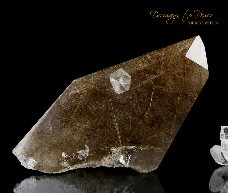 Golden Rutilated Quartz Manifestation Quartz Isis Crystal 'The Illuminator'