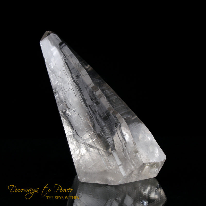 Golden Lemurian Crystal 'Light Language Royalty' 9D Energy Gateway