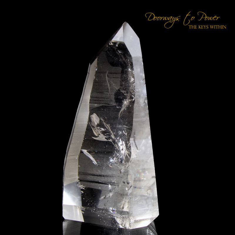 Golden Lemurian Crystal 'Light Language Royalty' 9D Energy Gateway